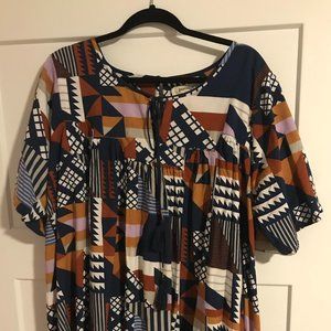 Porridge Multi Color Print Blouse
